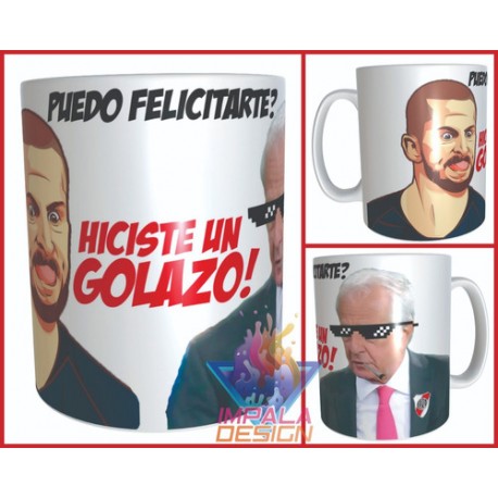 Taza River Libertadores Benedetto Meme Donofrio Thug Life