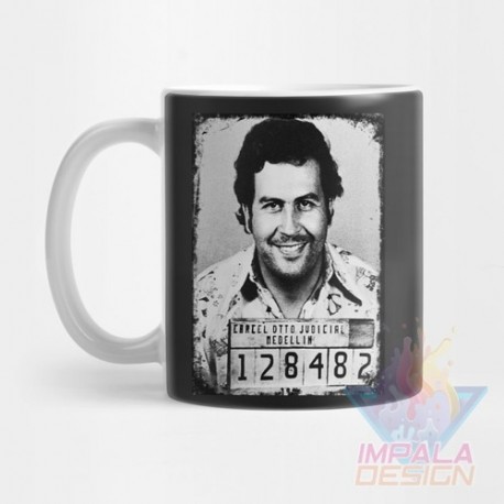 Taza Pablo Escobar Patrón Mal Narcos Plata Plomo Cerámica M11