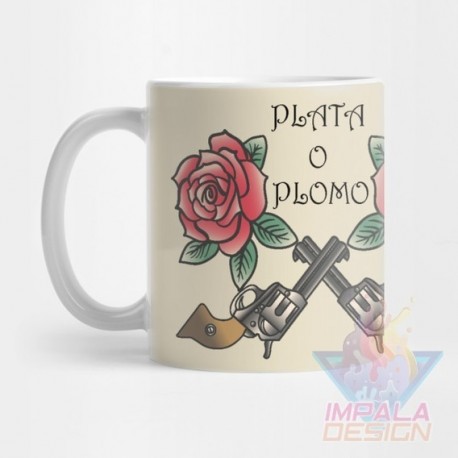 Taza Pablo Escobar Patrón Mal Narcos Plata Plomo Cerámica M4