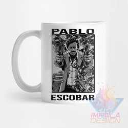 Taza Pablo Escobar Patrón Mal Narcos Plata Plomo Cerámica M9