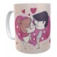 Taza Cerámica Amor San Valentín Enamorados Corazón Love