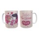 Taza Cerámica Amor San Valentín Enamorados Corazón Love