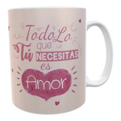 Taza Cerámica Amor San Valentín Enamorados Corazón Love