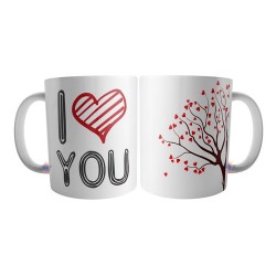 Taza Día San Valentín Te Amo I Love You Premium