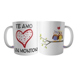 Taza Día San Valentín Te Amo Un Montón Premium