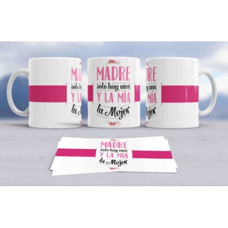 Taza Cerámica Día De La Madre Mejor Regalo Mama Modelo 05