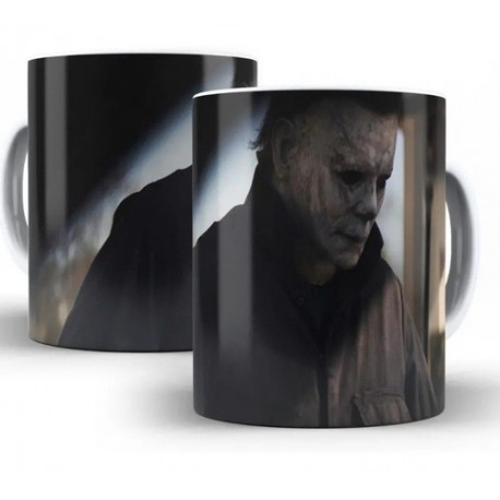 Taza Halloween Michael Myers Mascara Película Cerámica