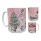 Taza Cerámica Feliz Navidad Árbol Regalo Ideal Premium