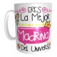 Taza Cerámica Importada Madrina Regalo La Mejor Del Universo