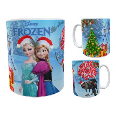 Frozen 2 Elsa Anna Navidad Disney Taza Cerámica