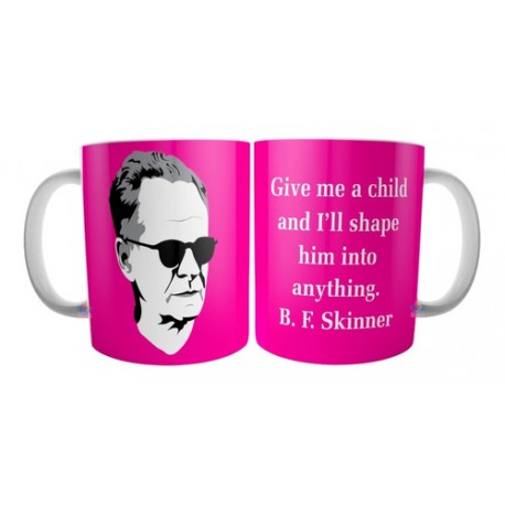 Taza Cerámica Burrhus Frederic Skinner Psicólogo Frase