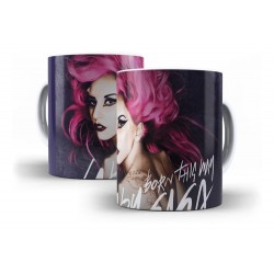 Taza Lady Gaga Born This Way Cerámica Super Brillo