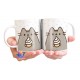 Taza Cerámica Gata Pusheen Gato Gatitos Cat Mod 01