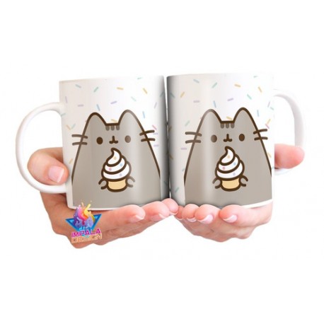 Taza Cerámica Gata Pusheen Gato Gatitos Cat Mod 01