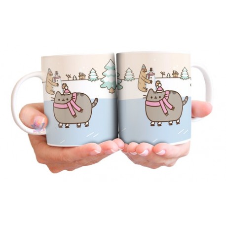 Taza Cerámica Gata Pusheen Gato Gatitos Cat Mod 02