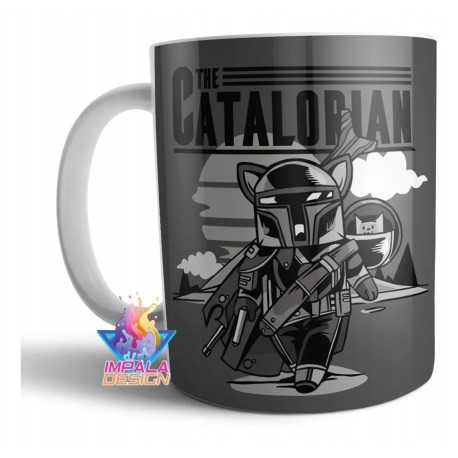 Taza Cerámica Gato Star Wars The Mandalorian Catalorian