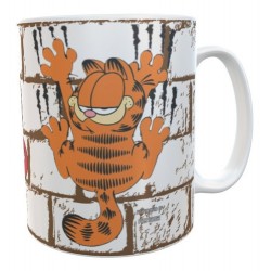 Gato Garfield Taza Cerámica Dibujo Felino Exotico Pared