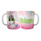 Taza Cerámica Unicornio Arco Iris Regalo Mod03 Premium