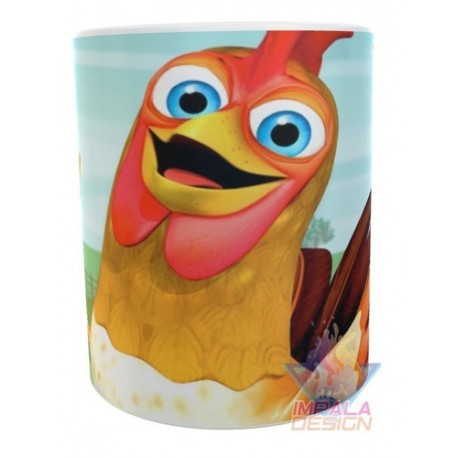 Taza Gallo Bartolito La Granja De Zenón Cerámica