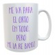 Taza Skeletor Gatos Me Va Para El Orto Cerámica He-man Frase