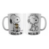 Taza Cerámica Snoopy Café Frases Perro Beagle