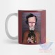 Taza Edgar Allan Poe Escritor Poeta Terror Cerámica Mod03