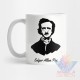 Taza Edgar Allan Poe Escritor Poeta Terror Cerámica Mod07