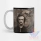 Taza Edgar Allan Poe Escritor Poeta Terror Cerámica Mod10