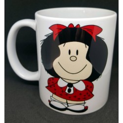 Taza Mafalda Paren El Mundo Que Me Quiero Bajar Cerámica