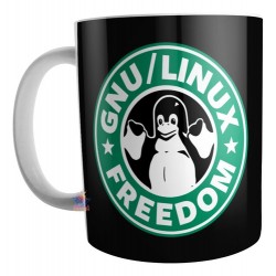 Taza Linux Gnu Logo Nucleo Sistema Operativo Pinguino Mod03