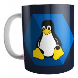 Taza Linux Gnu Logo Nucleo Sistema Operativo Pinguino Mod06