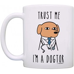 Taza Cerámica Perro Doctor I Am A Dogtor Trust Me