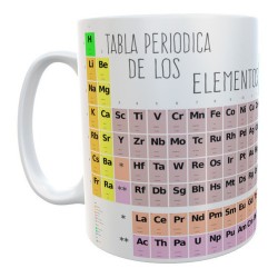 Tabla Periódica Química Taza Cerámica Love Chemistry