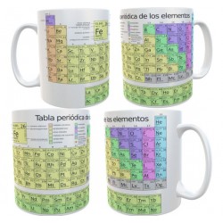 Taza Tabla Periódica Todos Elementos Química Ceram Importada