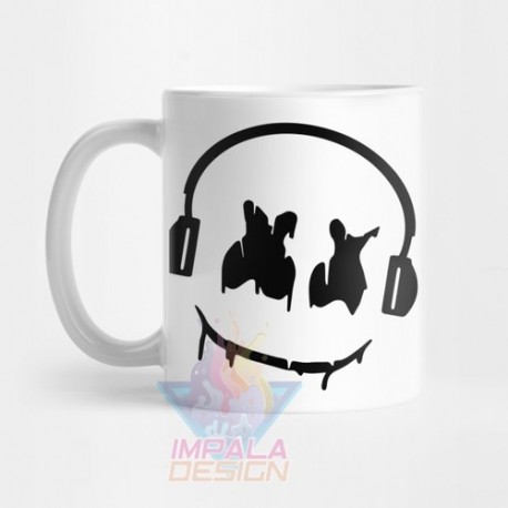 Taza Marshmello Cara Dj Cerámica Christopher M3