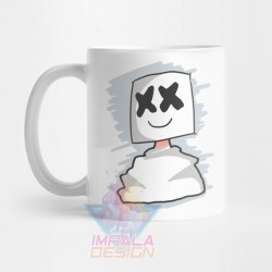 Taza Marshmello Cara Dj Cerámica Christopher M4