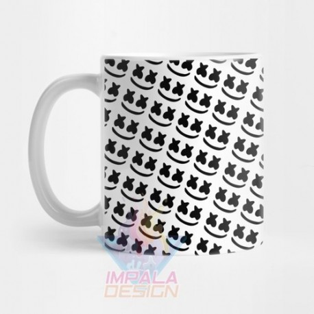 Taza Marshmello Cara Dj Cerámica Christopher M5