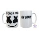 Taza Marshmello Los Odio A Todos En Serio Cerámica