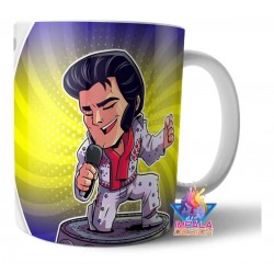 Elvis Presley Cantante Taza De Cerámica