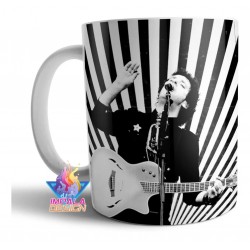 Taza De Cerámica Gustavo Cerati Soda Stereo Mod 01