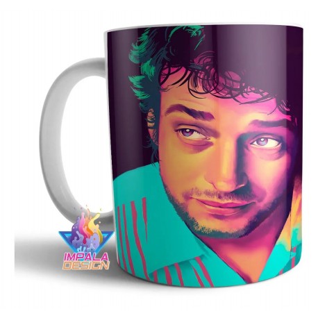 Taza De Cerámica Gustavo Cerati Soda Stereo Mod 06