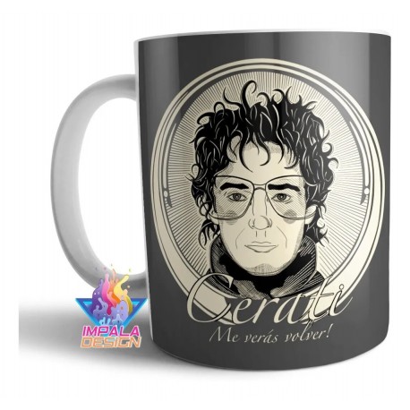 Taza De Cerámica Gustavo Cerati Soda Stereo Mod 08