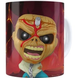 Iron Maiden Taza De Cerámica Miembros Heavy Metal