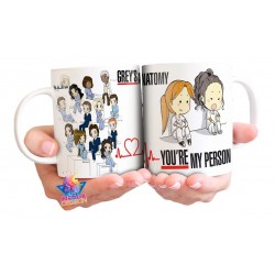Taza Greys Anatomy You Are My Person Meredith Mod 10