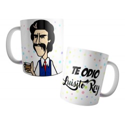 Taza Luis Miguel Luisito Rey Te Odio Serie Cerámica Mod 02