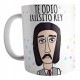 Taza Luis Miguel Luisito Rey Te Odio Serie Cerámica Mod 04