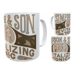 Simpson E Hijo Tónico Revitalizante Taza Importada Cerámica