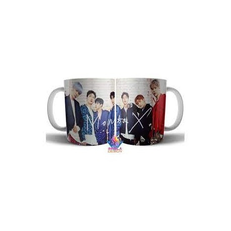 Monsta X Taza Cerámica Boy Band Wonho Shownu Hero Miembros