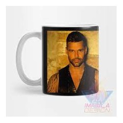 Taza Cerámica Ricky Martin Cantante Foto Mod 02