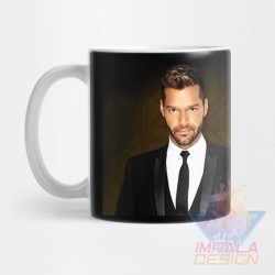 Taza Cerámica Ricky Martin Cantante Foto Mod 04